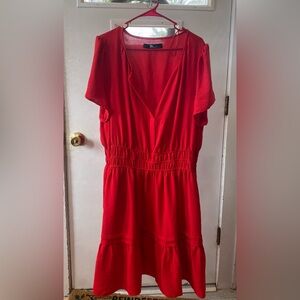 Chetta B Vibrant Red dress